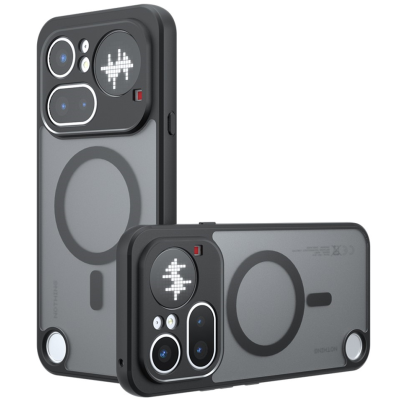 "Mofan" MagSafe Matte Hard Silicone (TPU) Case - Black (Nothing Phone 4a Pro)