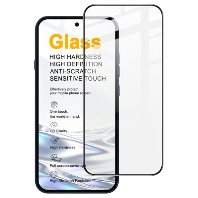 "IMAK" Tempered Glass full coverage protective screen glass - black (Nothing Phone 4a)
