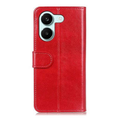 "Binfen" Flip Book Case - Red (Poco X8 Pro / Redmi Turbo 5)