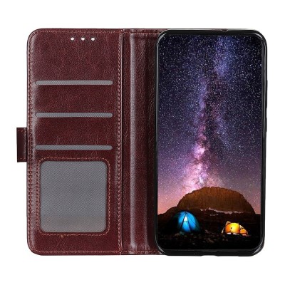 "Binfen" Flip Book Case - Brown (Poco X8 Pro Max / Redmi Turbo 5 Max)