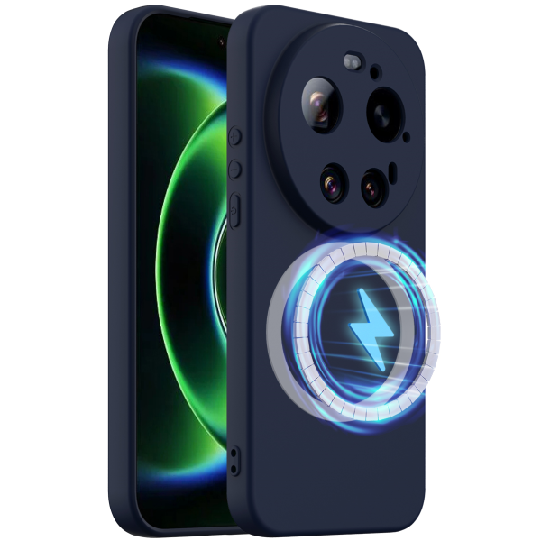 "Shell" MagSafe Hard Silicone (TPU) Case Cover - dark blue (Xiaomi 17 Ultra)