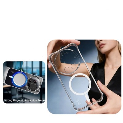 "IMAK" Candy MagSafe Hard Silicone (TPU) Case - transparent (Xiaomi 17 Ultra)