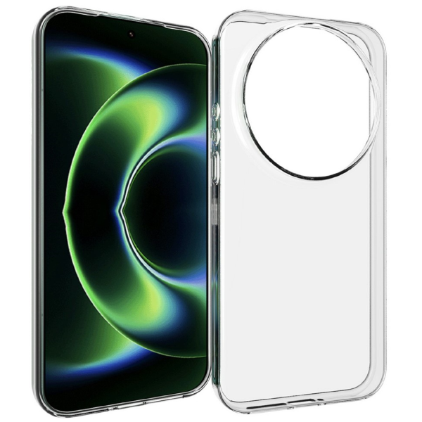 Hard silicone (TPU) case - transparent (Xiaomi 17 Ultra)