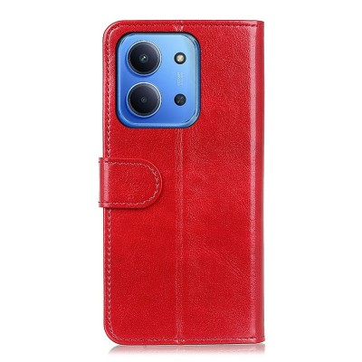 "Binfen" Flip Book Case - Red (Redmi 15C)