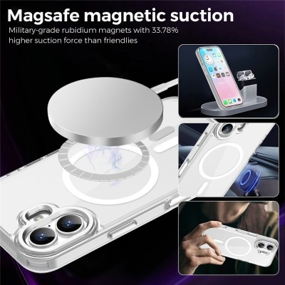 "Tubi" MagSafe Hard Silicone (TPU) Case - Clear (iPhone 17)