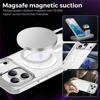 "Tubi" MagSafe Hard Silicone (TPU) Case - Clear (iPhone 17 Pro Max)