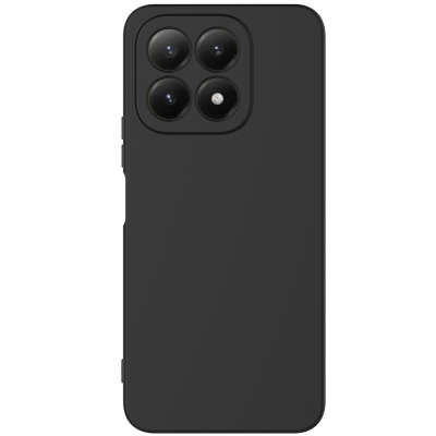 "Shell" hard silicone (TPU) case - black (Xiaomi 15T)