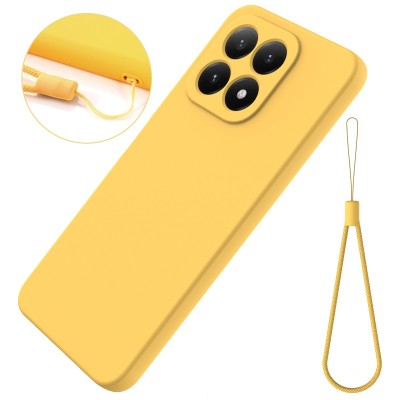 "Shell" hard silicone (TPU) case - yellow (Xiaomi 15T)