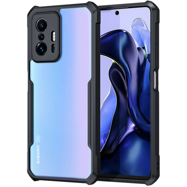 "XUNDD" hard silicone (TPU) acrylic case - clear / black (11T / 11T Pro)