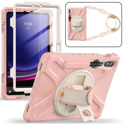Rugged Case - Light Pink (Galaxy Tab S7 11" / S8 11" / S9 11" / S9 FE 5G / S10 FE / S10 Lite)