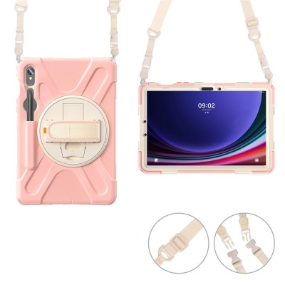 Rugged Case - Light Pink (Galaxy Tab S7 11" / S8 11" / S9 11" / S9 FE 5G / S10 FE / S10 Lite)