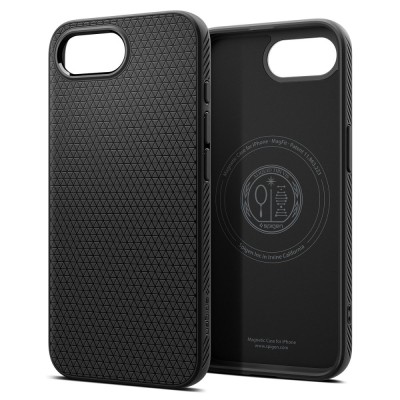 "Spigen" Liquid Air Mag fit Case - Black (iPhone 17e / 16e)