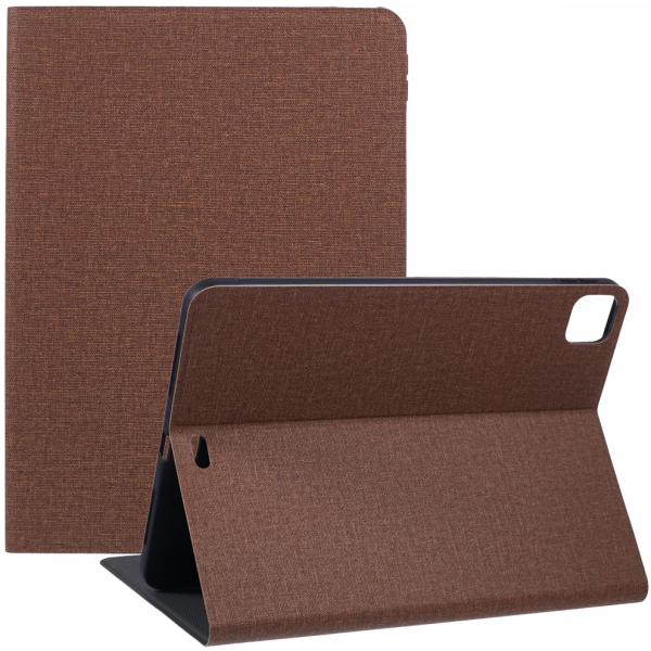 "X-LEVEL" flip textile case - Brown (iPad Air 11 2026 / iPad Air 11 2025 / iPad Air 11 2024)