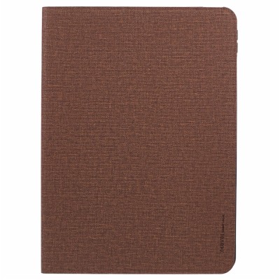 "X-LEVEL" flip textile case - Brown (iPad Air 11 2026 / iPad Air 11 2025 / iPad Air 11 2024)