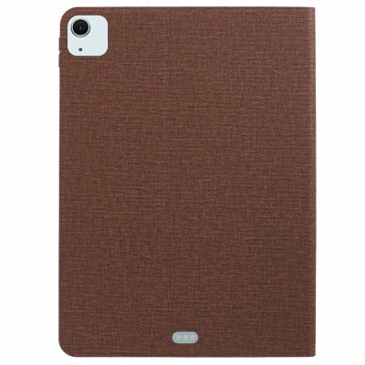 "X-LEVEL" flip textile case - Brown (iPad Air 11 2026 / iPad Air 11 2025 / iPad Air 11 2024)