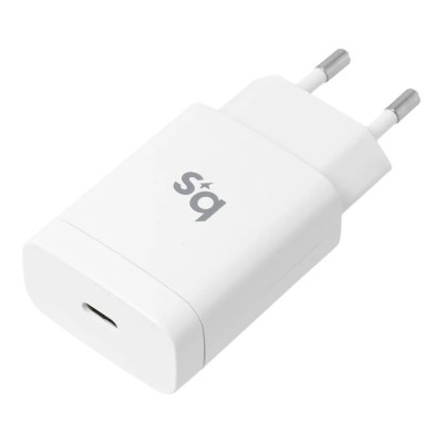 „Blue Star“ wall charger (Max 18W) + USB-C Lightning cable - white