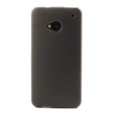Perregimas tamsintas HTC One M7 pilkas dėklas (Dėkliukas) / Priedai.lt