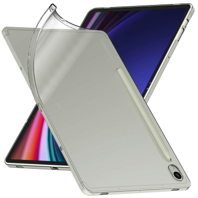 Sustiprintos apsaugos kieto silikono (TPU) dėklas - skaidrus (Galaxy Tab S10 Lite / S10 FE / S9 FE)