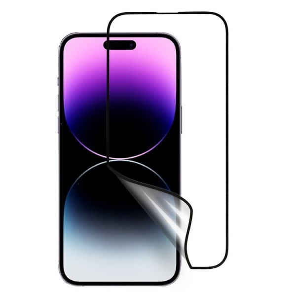 „Ceramics“ hybrid screen protector (full coverage) - black (iPhone 17 Pro / 17 / 16 Pro)