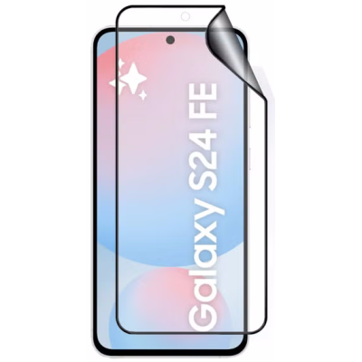 Ceramics Hybrid Screen Protector (Full Coverage) - Black (Galaxy S24 FE)