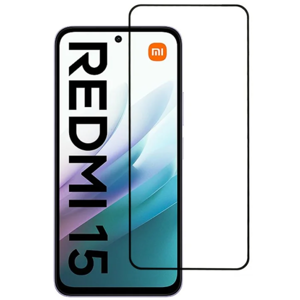 „Ceramics“ hibridinė apsauginė ekrano plėvelė (pilnai dengianti) - juoda (Redmi 15 5G)