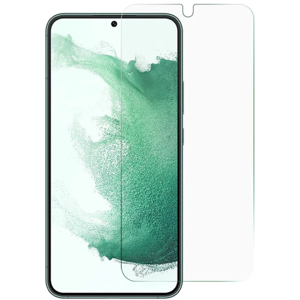 „Tempered Glass“ (partial coverage) screen protector glass - clear (Galaxy S22 Ultra 5G)