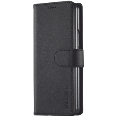 "LC.IMEEKE" Flip Book Case - Black (Galaxy Fold3)