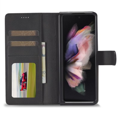 "LC.IMEEKE" Flip Book Case - Black (Galaxy Fold3)