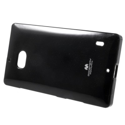 Nokia Lumia 930 juodas Mercury kieto silikono (TPU) dėklas / Priedai.lt