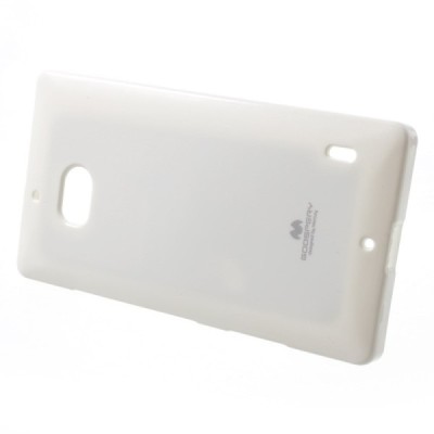 Nokia Lumia 930 baltas Mercury kieto silikono (TPU) dėklas / Priedai.lt