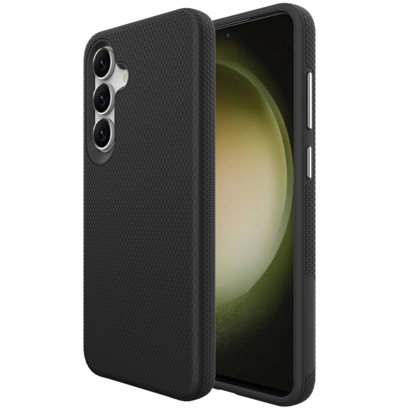 „TUKU“ Shockproof hard silicone case - black (Galaxy S25 FE)
