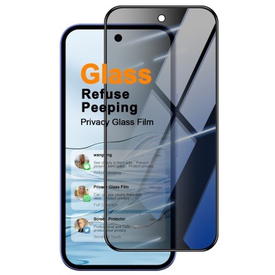 "IMAK" Tempered Glass black screen protector - privacy (Pixel 10a)