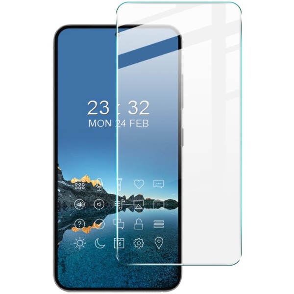"IMAK" protective tempered screen glass - transparent (Galaxy S23 / S22 5G)