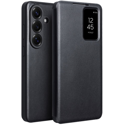 QIALINO Flip Case - Black (Galaxy S26+)