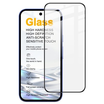 "IMAK" Tempered Glass full coverage protective screen glass - black (Pixel 10a)