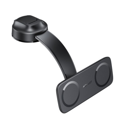 „ACEFAST“ D60 double magnetic car phone holder (on the dashboard) - black
