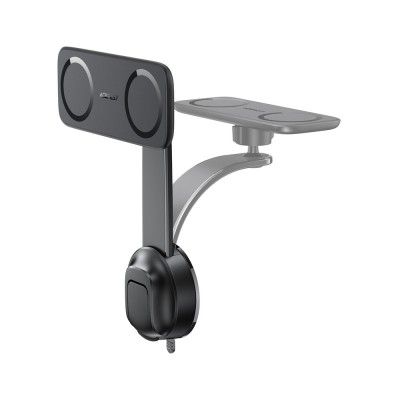 „ACEFAST“ D60 double magnetic car phone holder (on the dashboard) - black