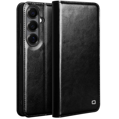 "QIALINO" flip case cover - black (Galaxy S26+)