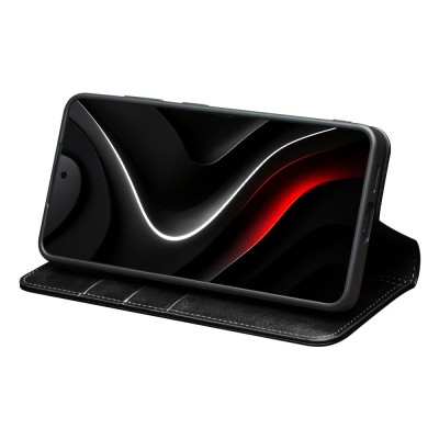 "QIALINO" flip case cover - black (Galaxy S26+)