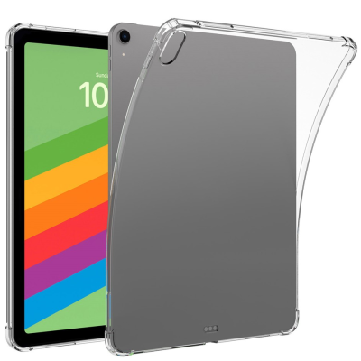 Reinforced protection hard silicone (TPU) case - transparent (iPad Air 13 (2026) / Air 13 (2025) / Air 13 (2024))