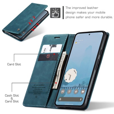 „CaseMe“ Retro Solid Flip Case - Green (Pixel 10 Pro XL)