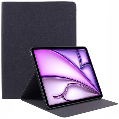 "X-LEVEL" flip textile case - black (iPad Air 13 2026 / iPad Air 13 2025 / iPad Air 13 2024)