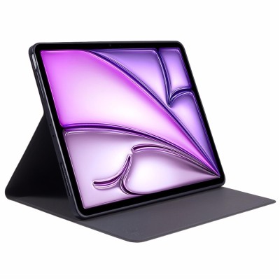 "X-LEVEL" flip textile case - Brown (iPad Air 13 2026 / iPad Air 13 2025 / iPad Air 13 2024)