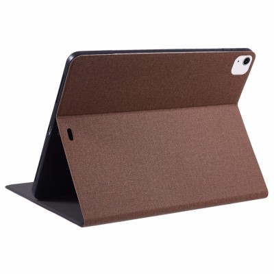 "X-LEVEL" flip textile case - Brown (iPad Air 13 2026 / iPad Air 13 2025 / iPad Air 13 2024)