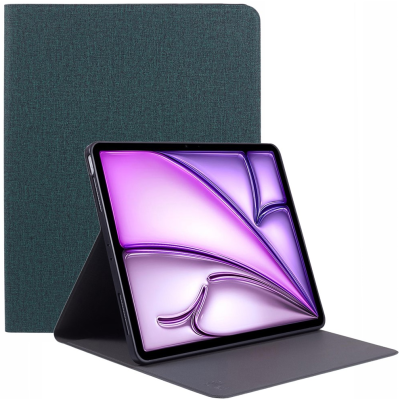 "X-LEVEL" flip textile case - Green (iPad Air 13 2026 / iPad Air 13 2025 / iPad Air 13 2024)