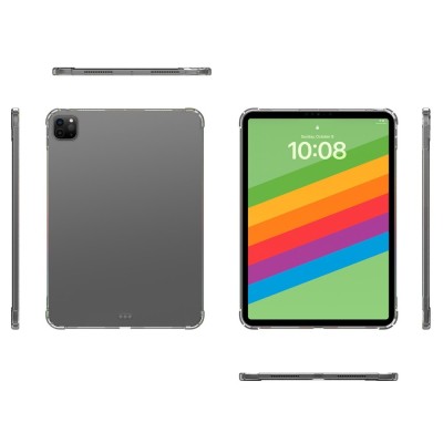 Reinforced protection hard silicone (TPU) case - transparent (iPad Pro 13 (2025) / 13 (2024))