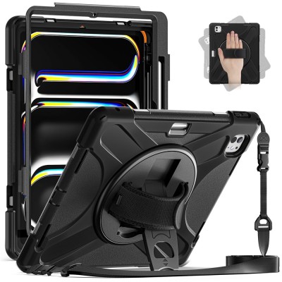 Enhanced protection (360°) case - black (iPad Pro 13 (2025) / 13 (2024))