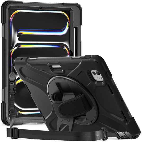 Enhanced protection (360°) case - black (iPad Pro 11 (2025) / 11 (2024))
