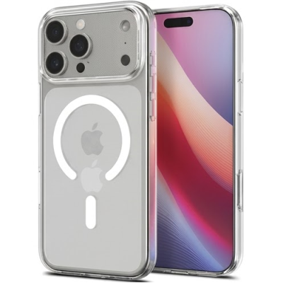 "Spigen" Liquid Crystal MagFit Apple iPhone 17 Pro Max clear, transparent Hard Silicone Case Cover | Priedai.lt