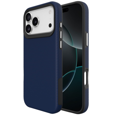 „TUKU“ Shockproof Magsafe hard silicone case - Blue (iPhone 17 Pro)